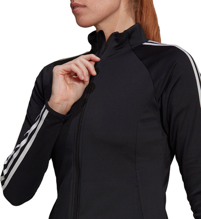 Bluza damska adidas Aeroready Designed 2 Move 3 Stripes Track Jacket czarna GL3800