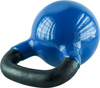 Kettlebell żeliwny pokryty winylem HMS KNV28 niebieski 28 kg