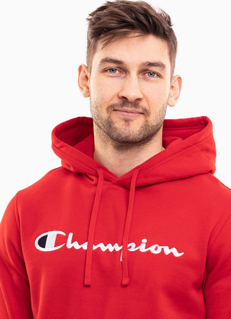 Bluza męska Champion Hooded czerwona 220253 RS054