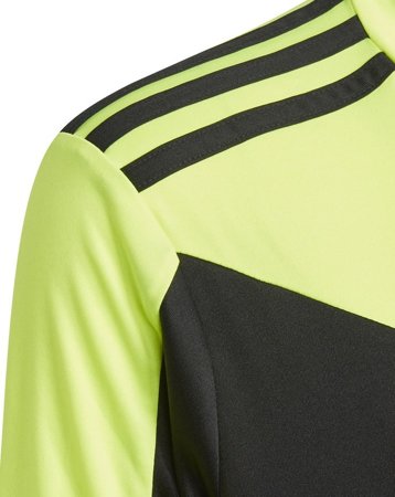 Bluza bramkarska dla dzieci adidas Squadra 21 Goalkeeper Jersey Youth czarno-limonkowa GN5794