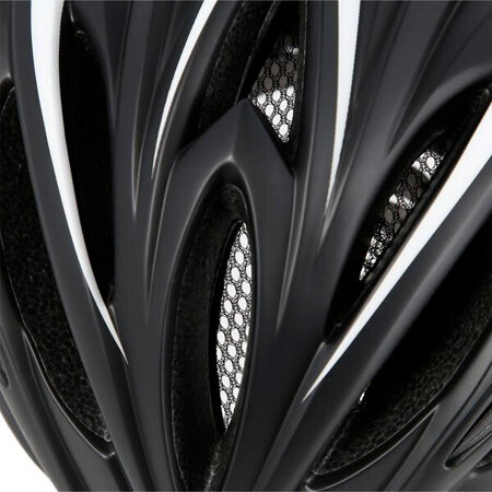 Kask rowerowy na rolki/deskorolkę Nils Extreme MTW202 czarno-biały rozmiar L (59-65CM)