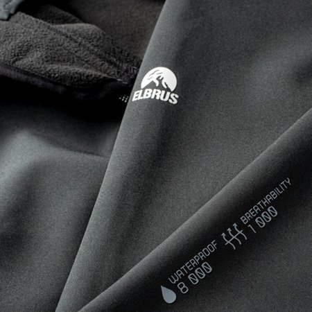 Męska kurtka Elbrus Iver softshell czarny rozmiar XL